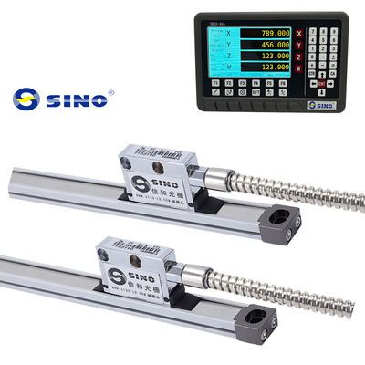 SINO KA800MC Magnetischer Linearmaßstab-Satz mit Digitalanzeige für Fräsmaschinen 5µm Auflösung 24V