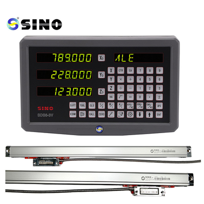 Skala-Glasmeter der Grau-SINO digitalen Anzeige DRO 3 lineares der Achsen-1um