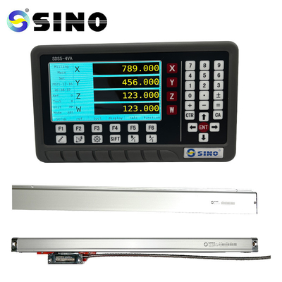 DRO-System SINO SDS5-4VA 4 Achsen Digitale Ablesekit TTL für das Fräsen der Drehmaschine Glas Linearskala IP64