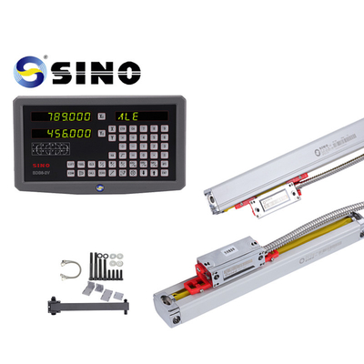 Lineare Glaswaage Doppelachse SDS6-2V Digitalleseschirm für manuelle Dreh- und Fräsmaschinen