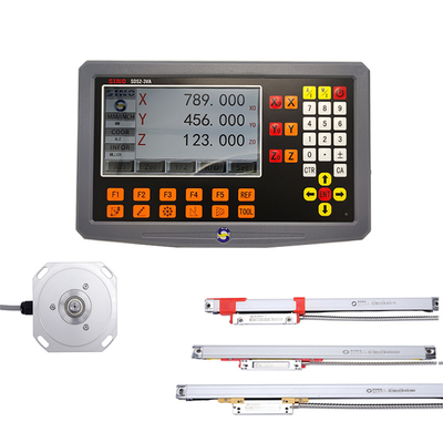 SINO 2 Achse RS422 SDS2-3VA DRO Digitale Ablesung mit Linear-Encoder-Skala für Drehmaschine