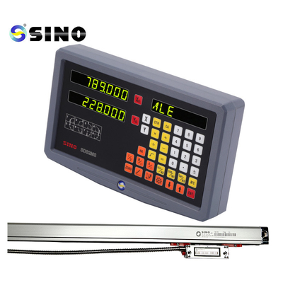 SINO SDS2MS 2 Achsen Digitale Ablesung mit LED-Bildschirm für Drehmaschine, multifunktionale DRO-Messsysteme