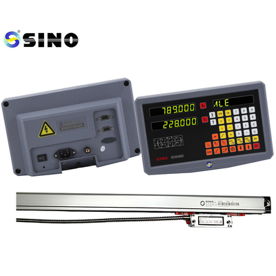 SINO 2 Achsen Digitales Ablesesystem SDS2MS DRO Multifunktionales mit Glas-Linearskala für Drehmaschine