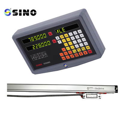 SINO SDS2MS 2 Achsen Digitales Ablesesystem DRO Multifunktionales System mit KA300 Linearskala für Drehmaschine