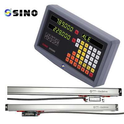 SINO SDS 2MS DRO-Kits Glaslineare Waage zur Fräsen der Drehmaschine TTL 2 Achsen Digitales Auslesen Prüfgerät System