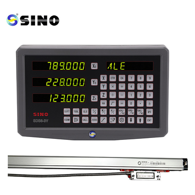 SINO DRO SDS6-3V Linear-Encoder-Glasmaßstab mit 3-Achsen-Digitalanzeige