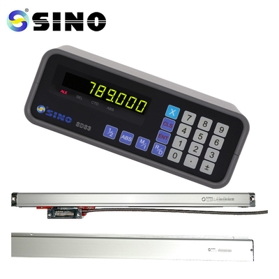 TTL Einsachsiges SINO-Digitallesesystem DRO SDS3-1 mit transparenten Abdeckungs-Linear-Encoder für Drehmaschine