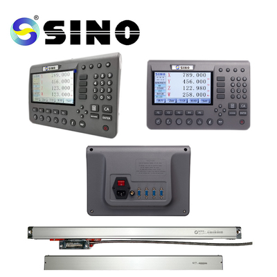 Für FräsmaschineZwei-Achsen-DRO SDS 200 Kit Metall-LCD-Full-Touch-Bildschirm hat eine Auflösung von 0,005 mm