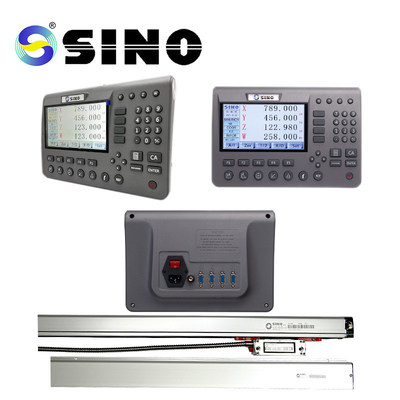 Für FräsmaschineZwei-Achsen-DRO SDS 200 Kit Metall-LCD-Full-Touch-Bildschirm hat eine Auflösung von 0,005 mm