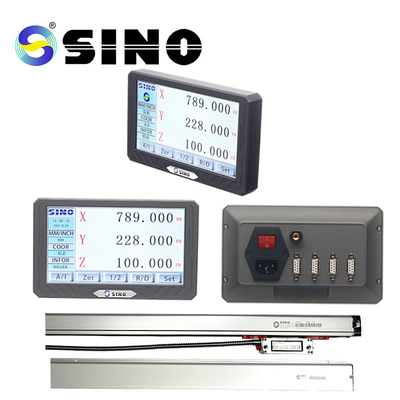 SINO DRO Kit Test Instruments Digital Readout System-lineare Glasskala SDS200S für Drehbank-Bohrmaschine