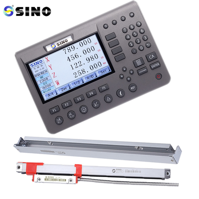 SDS200 DRO SINO 4-Achsen-Digitallesesystem mit Metall-LCD und Linear-Encoder-Kit für Fräsmaschinen
