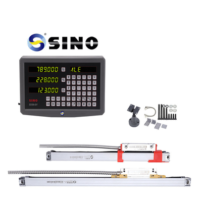 SINO 3 Achsen SDS6-3VA DRO Anzeige TTL mit linearem Encoder Skala A Serie von KA für Drehmaschine Fräsen CNC Bohrmaschine