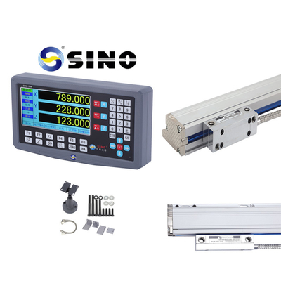 Messung mit SINO 3-Achsen-Digitallese SDS2-3VA 5 Mikron-Linear-Encodern