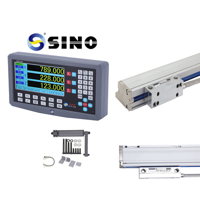 Graue 240V Dreiachsige Digitale Ablesung TTL Eingangssignal für Fräsmaschine Drehmaschine