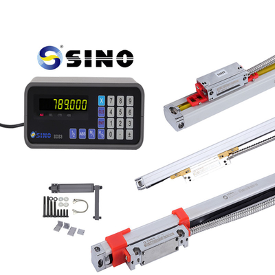 TTL Einsachsiges SINO-Digitallesesystem DRO SDS3-1 mit transparenten Abdeckungs-Linear-Encoder für Drehmaschine