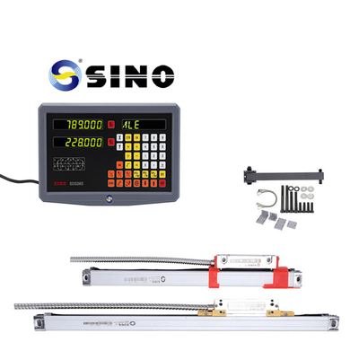 SINO SDS2MS 2 Achsen Digitale Ablesung mit LED-Bildschirm für Drehmaschine, multifunktionale DRO-Messsysteme