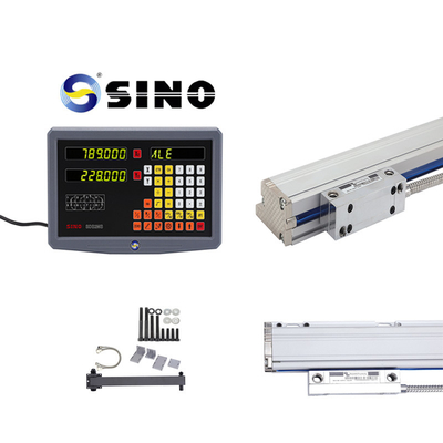 SINO SDS2MS 2 Achsen Digitale Ablesung mit LED-Bildschirm für Drehmaschine, multifunktionale DRO-Messsysteme