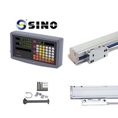 SINO Digitale Ablesesystem SDS2-3MS Digitale Anzeige Ablesesystem DRO mit Dreiachs-Linear-Encoder für Drehmaschine