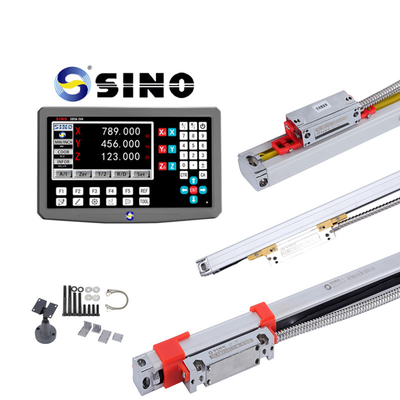 SINO SDS6-3VA 3-Achsen-DRO-Digitalleseanzeige für Lathe, Linearglas-Skala-Encoder, Gitterliner