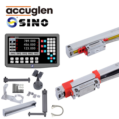 SINO SDS6-3VA 3-Achsen-DRO-Digitalleseanzeige für Lathe, Linearglas-Skala-Encoder, Gitterliner