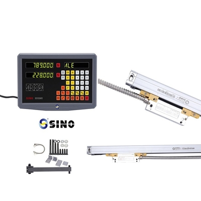 SINO SDS2MS Digitale Ablesung 2 Achsen Optischer Winkel Liniencodeur Länge 7-102cm Für Fräsmaschine