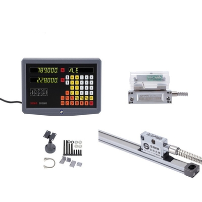 SDS 2MS DRO-Kits Glas-Linienskala zur Fräsen der Drehmaschine TTL SINO 2-Achsen-Zahlenmessung