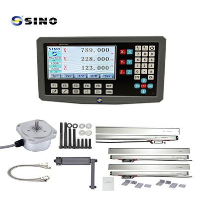 SINO SDS2-3VA 0,5um Auflösung DRO 3 Achse Digitale Ablesemeter RS422 Signal für Drehmaschine
