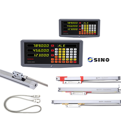 SINO SDS2-3MS Digitale Ablesesystem mit 3-Koordinatennummer-Anzeige für Drehmaschinen und Fräsmaschinen