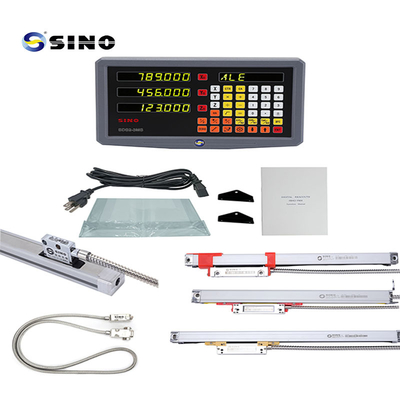 SINO SDS2-3MS Digitale Ablesesystem mit 3-Koordinatennummer-Anzeige für Drehmaschinen und Fräsmaschinen