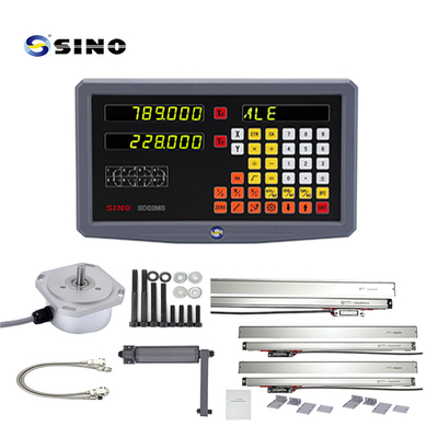 2 Achsen SDS2MS SINO Drehmaschinen-Digitallesesystem AC 100-240V Multifunktionell mit linearer Skala für Drehmaschinen