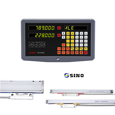 2 Achsen SDS2MS SINO Drehmaschinen-Digitallesesystem AC 100-240V Multifunktionell mit linearer Skala für Drehmaschinen