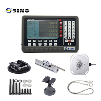 SINO SDS5-4VA Digitale Anzeigemeter mit 4 Achsen LCD-Bildschirm Allgemeine Ablesungen für Drehmaschinen