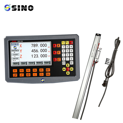3-Achsen-DRO-Digitallesung SINO SDS2-3VA DRO mit einem linearen Skala-Encoder für Drehmaschinen