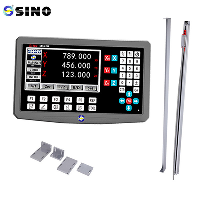 Vollständiges Set von SINO 3 Achsen Dro Digitallesung Metallgehäuse für Drehmaschine KA-300 Lineare Glaswaage