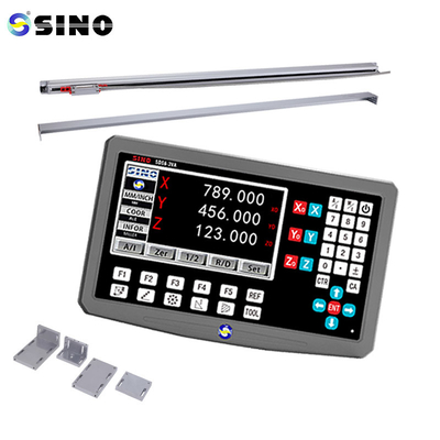 Vollständiges Set von SINO 3 Achsen Dro Digitallesung Metallgehäuse für Drehmaschine KA-300 Lineare Glaswaage