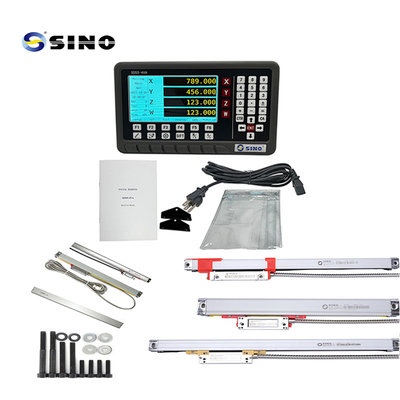 SINO SDS5-4VA Digitale Ablesung DRO mit magnetisch-linearen Encoder Skala für Drehmaschine Schleifmaschine