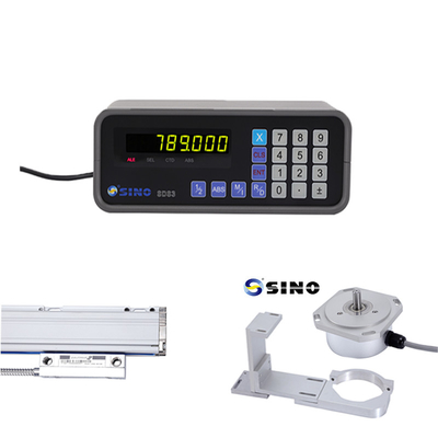 SINO SDS3-1 Einsachsiges Digitales Anzeigensystem-Kits Glaslineare Encoder-Skala Für Drehmaschine Fräsen