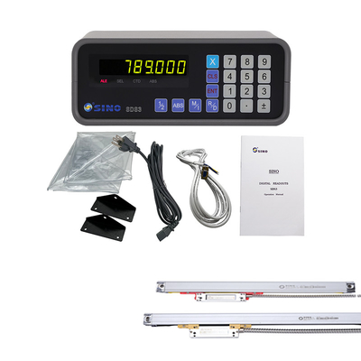 SINO SDS3-1 Einsachsiges Digitales Anzeigensystem-Kits Glaslineare Encoder-Skala Für Drehmaschine Fräsen