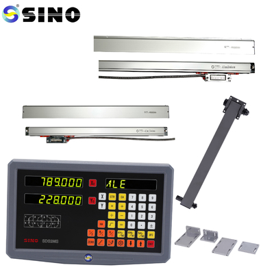 SINO TTL RoHS 2-Achsen Digitalanzeige SDS2MS für Drehmaschine, multifunktionale DRO-Messsysteme mit Linearmaßstab