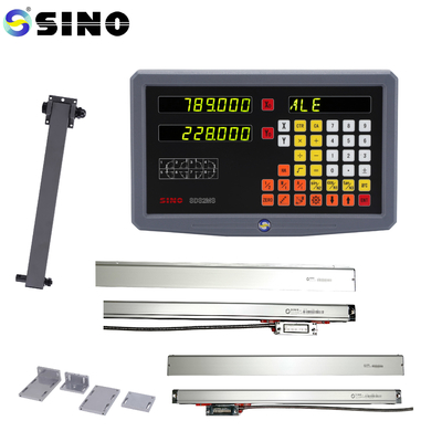 SINO 2-Achsen Digitalanzeige Messmaschine SDS2MS mit Linearmaßstab AC 100-240V SINO Digitalanzeigesystem SDS2MS Multifunktional