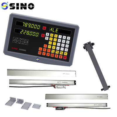 Multifunktionales mit linearer Skala für Drehmaschinen 2 Achsen SDS2MS SINO Drehmaschinen-Digitallesesystem AC 100-240V