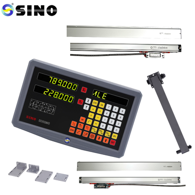SDS 2MS DRO-Kits Glas-Linienskala zur Fräsen der Drehmaschine TTL SINO 2-Achsen-Zahlenmessung