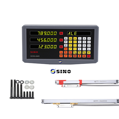 SDS2-3MS DRO SINO Digitale Ausleseanzeige mit 3-Koordinaten-Nummer-Anzeige für Drehmaschine Fräsmaschine