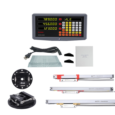 SDS2-3MS DRO SINO Digitale Ausleseanzeige mit 3-Koordinaten-Nummer-Anzeige für Drehmaschine Fräsmaschine