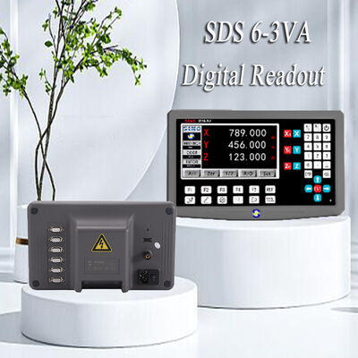 Full Set SINO SDS 6-3VA 4 Axis Dro Digital Readout Metal Case Lathe Milling Machine 4X Frequency Multiplication IP64 Protection