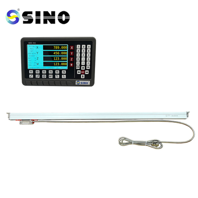 SINO Linearmaßstab Glas Sensor KA600-1900mm mit 3-Achsen-DRO Digitalanzeige Maßstab für CNC Fräsen und Drehen