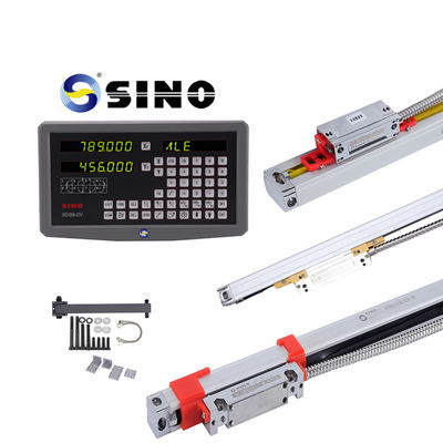 Guter Preis SINO SDS6-2V DRO 2 Achsen Digitale Ablesung mit Metall LED-Kits Zwei lineare Encoder-Legeln für Fräsmaschine Drehmaschine Online