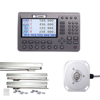 Guter Preis SINO 4 Achsen SINO Digitale Ablesesystem SDS200 DRO Metall-LCD mit linearem Encoder-Kit für Fräsmaschine Online