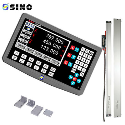 SINO SDS6-3VA Digital Display Meter Set Gitterliner OEM Erhältlich IP64 Schutz für Fräsmaschinen / Lathe RS-232 Serie